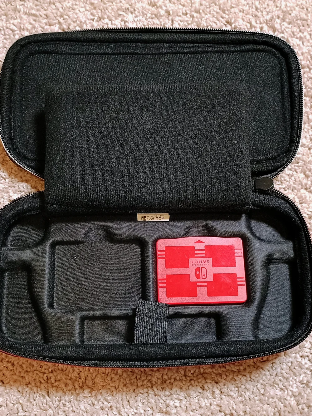Nintendo Mario Kart 8 Deluxe Hard Carry Case - Red/Black